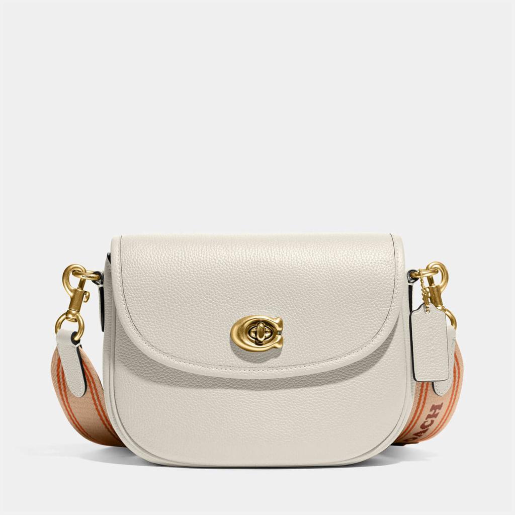 Coach Women's Polished Pebble Willow Saddle Bag - Chalk商品第1张图片规格展示