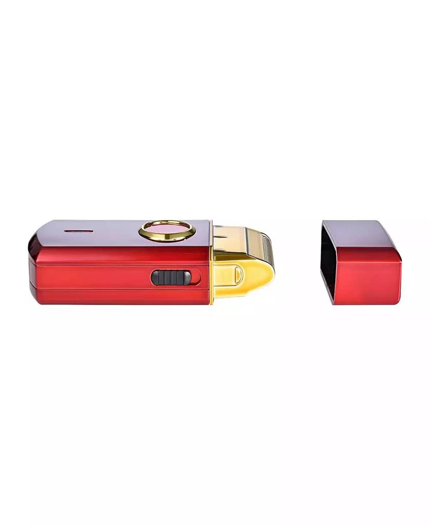 Uno Travel Sized Single USB Rechargeable Mens Foil Shaver with Cap- Red 商品