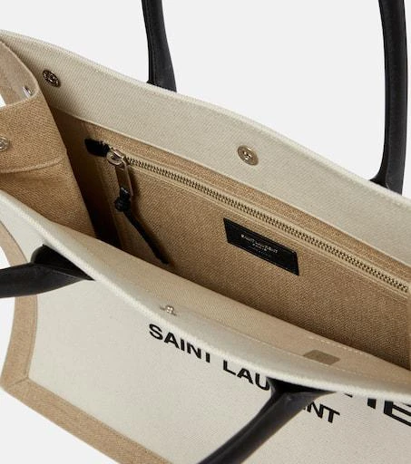 商品Yves Saint Laurent|Rive Gauche S号帆布托特包,价格¥14440,第3张图片详细描述
