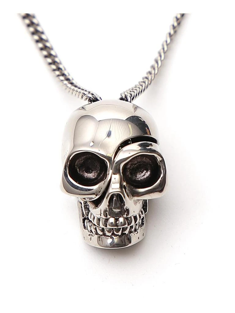 商品Alexander McQueen|Alexander McQueen Logo Plaque Chained Necklace,价格¥2158,第2张图片详细描述