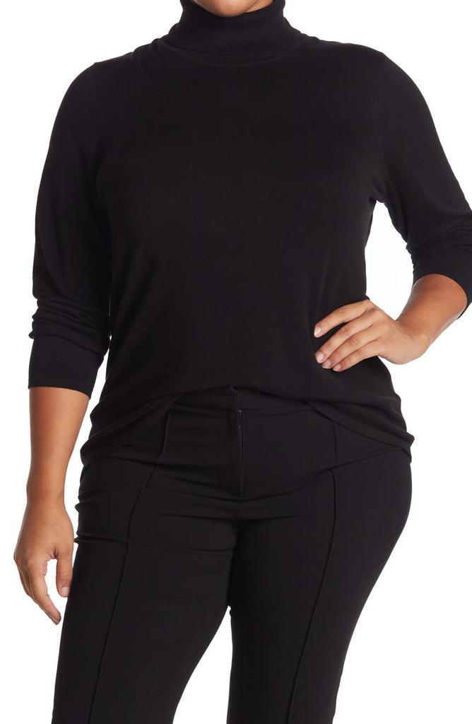 商品Tahari|Long Sleeve Turtleneck Sweater,价格¥171,第1张图片