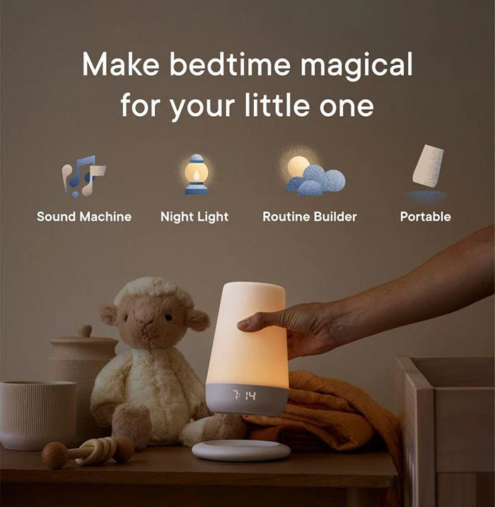 商品Hatch, Inc.|Rest+ Unisex Baby & Kids Sound Machine 2nd Gen Child s Night Light, Alarm Clock, Toddler Sleep Trainer, Time-to-Rise, White Noise, Bedtime Stories, Portable, Backup Battery (with Charging Base) - Baby, Little Kid, Big Kid,价格¥672,第5张图片详细描述