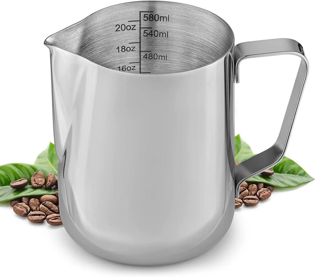 商品Zulay Kitchen|Milk Frothing Pitcher Stainless Steel Steamer Cup,价格¥207,第1张图片