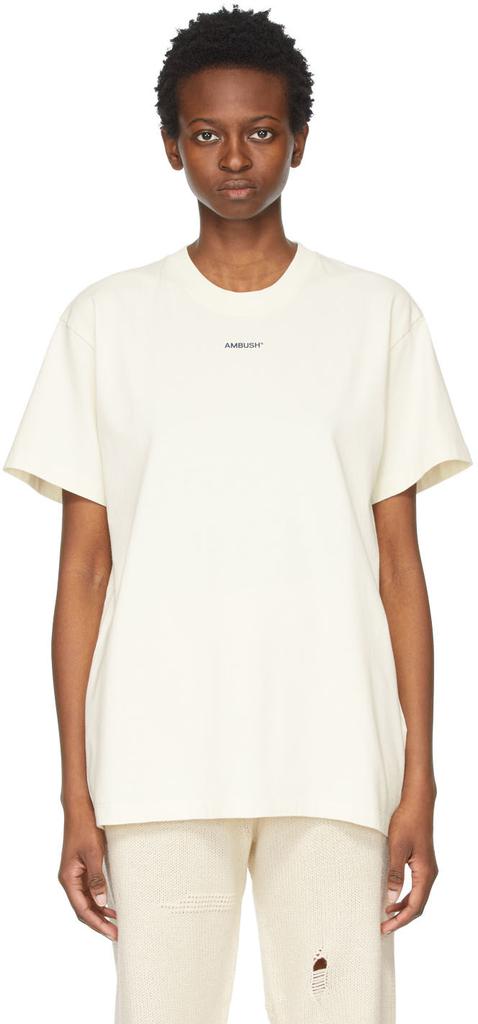 SSENSE Exclusive Off-White XL Logo T-Shirt商品第1张图片规格展示