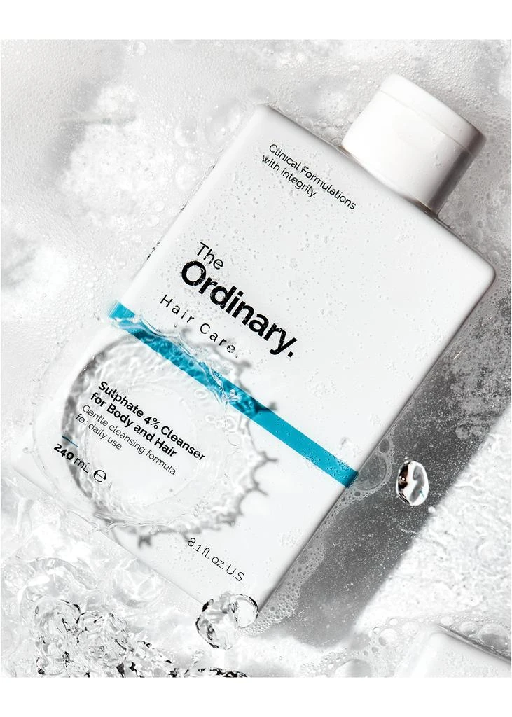 商品The Ordinary|4% Sulphate Cleanser for Body and Hair 240ml,价格¥82,第2张图片详细描述