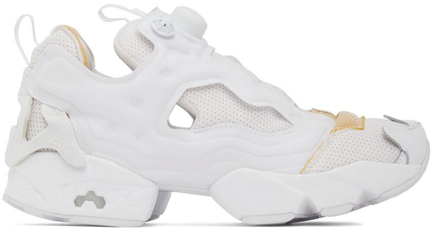 White Reebok Classics Edition Instapump Fury Memory Of Sneakers商品第1张图片规格展示