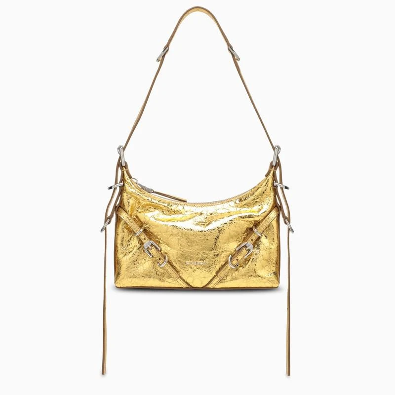 商品Givenchy|Voyou mini gold laminated leather bag,价格¥10854,第1张图片