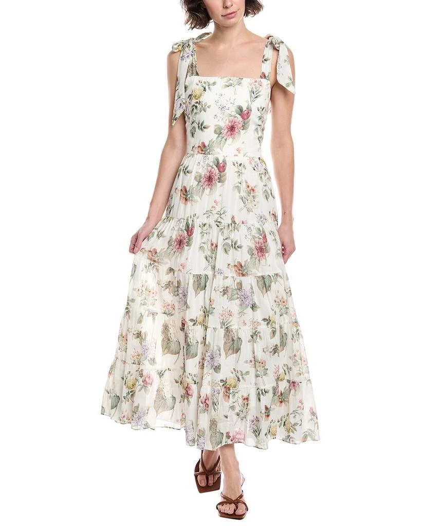 商品Alice + Olivia|Monnie Midi Dress,价格¥1643,第1张图片