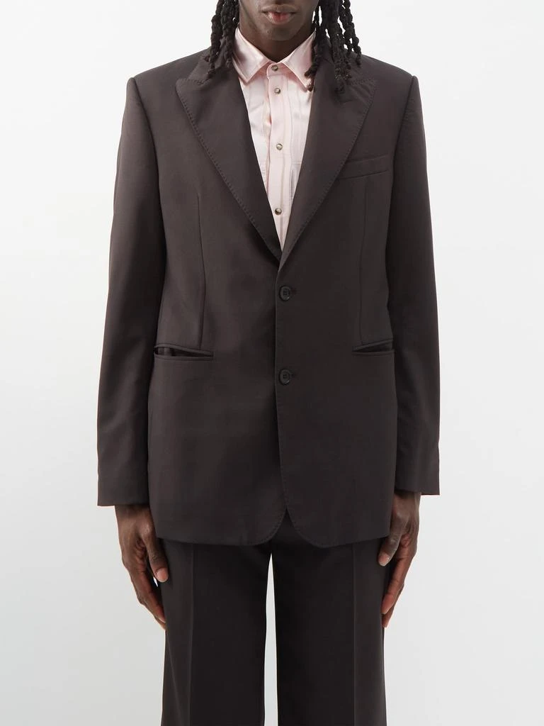 商品Winnie New York|Single-breasted wool suit blazer,价格¥2141,第1张图片