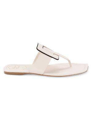 T Strap Flat Thong Sandals商品第1张图片规格展示