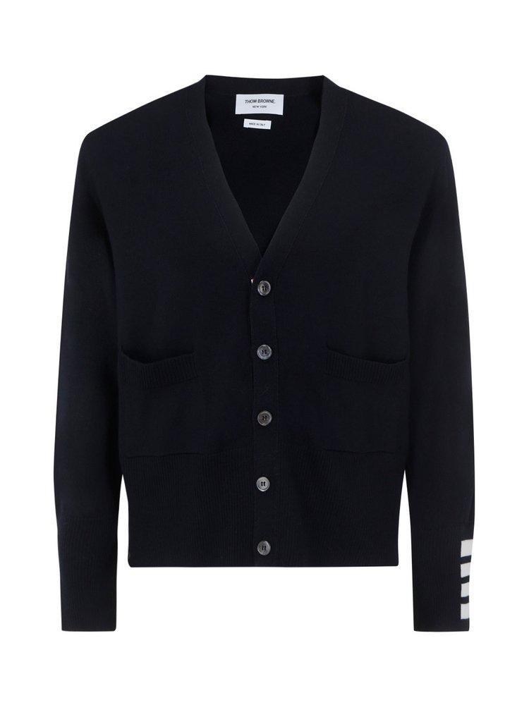 商品Thom Browne|Thom Browne 4-Bar Knit Cardigan,价格¥4228,第1张图片