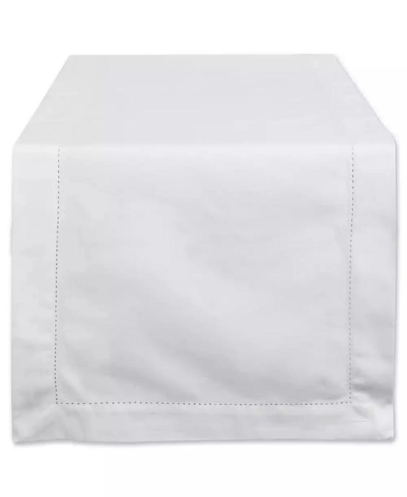 商品Design Imports|Hemstitch Kitchen Table Runner 14" x 108",价格¥163,第1张图片