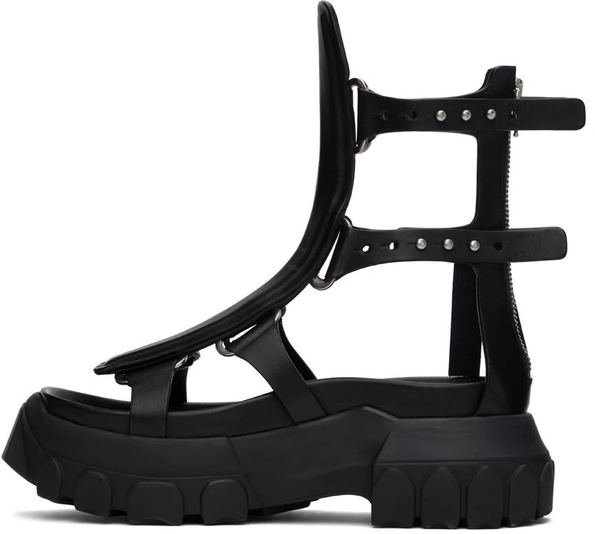 商品Rick Owens|Black Tractor Spartan Sandals,价格¥4263,第3张图片详细描述