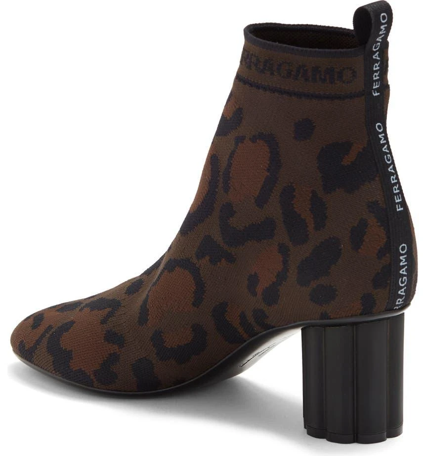 商品Salvatore Ferragamo|Leopard Sock Bootie,价格¥4088,第2张图片详细描述