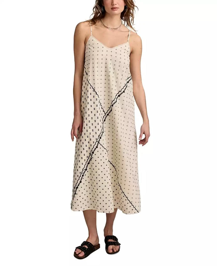 商品Lucky Brand|Women's Textured Patchwork Dress,价格¥497,第1张图片