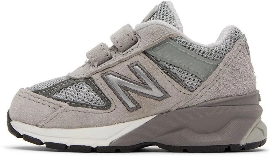 商品New Balance|Baby Gray 990v5 Hook & Loop Sneakers,价格¥642,第3张图片详细描述