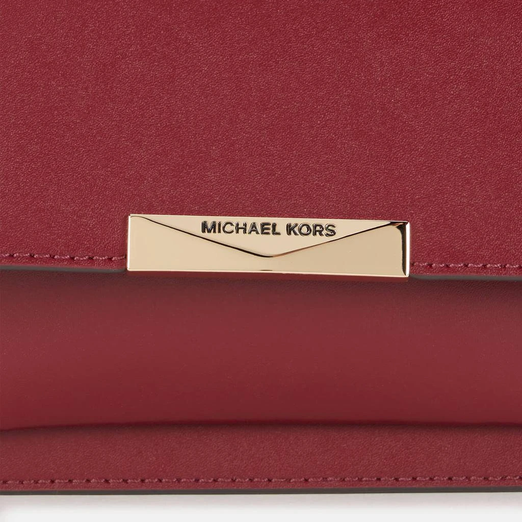 商品Michael Kors|MICHAEL Michael Kors Women's Jade Gusset Cross Body Bag - Dk Berry,价格¥974,第3张图片详细描述