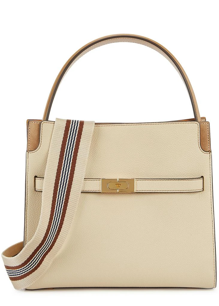 商品Tory Burch|Lee Radziwill small cream leather top handle bag,价格¥12286,第1张图片