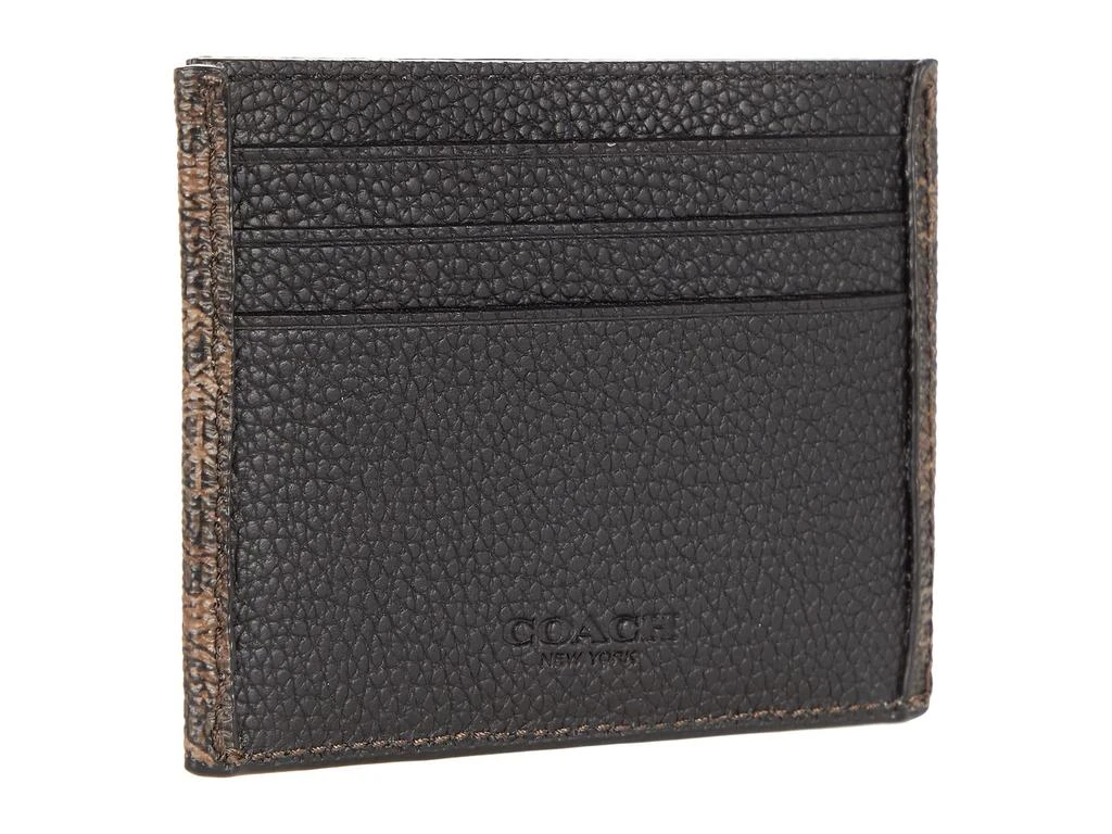 商品Coach|Refined Flat Card Case,价格¥554,第2张图片详细描述