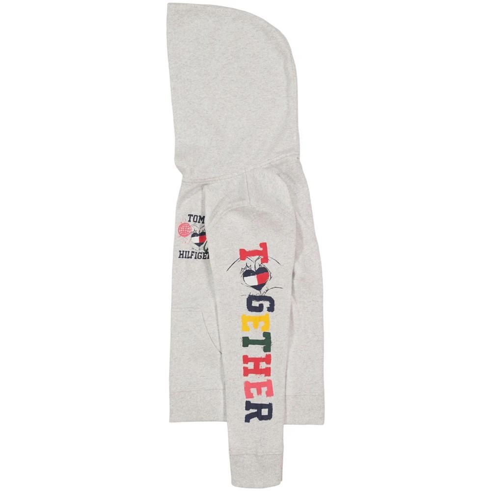 商品Tommy Hilfiger|Toddler Girls Together Logo Fleece Zip-Up Hoodie,价格¥197,第2张图片详细描述