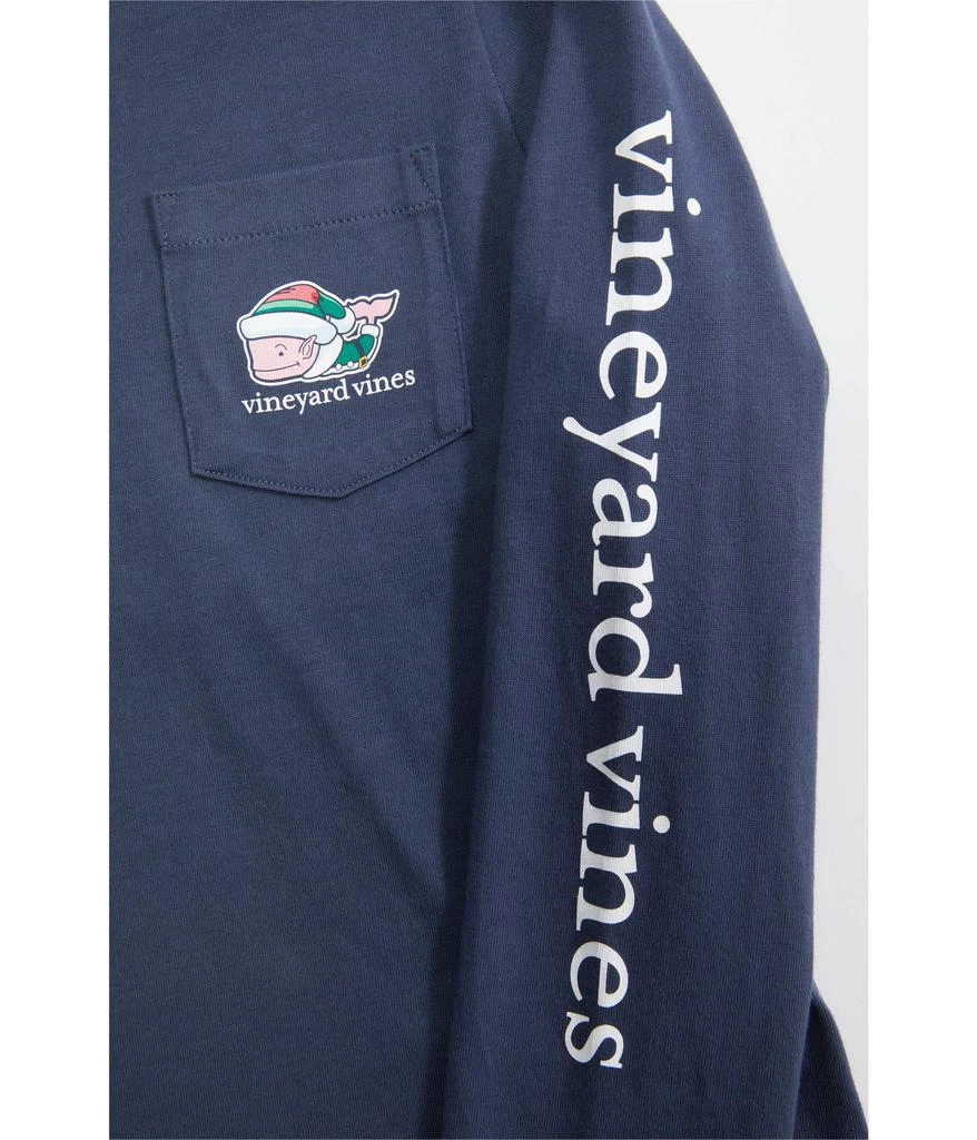 商品Vineyard Vines|Elf Whale Pocket Tee (Toddler/Little Kids/Big Kids),价格¥245,第3张图片详细描述