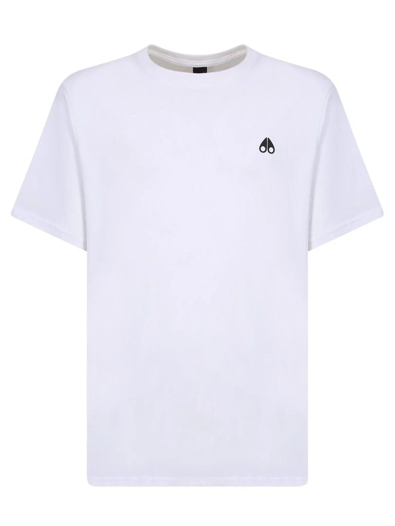 商品Moose Knuckles|Moose Knuckles Logo Patch Crewneck T-Shirt,价格¥682,第1张图片