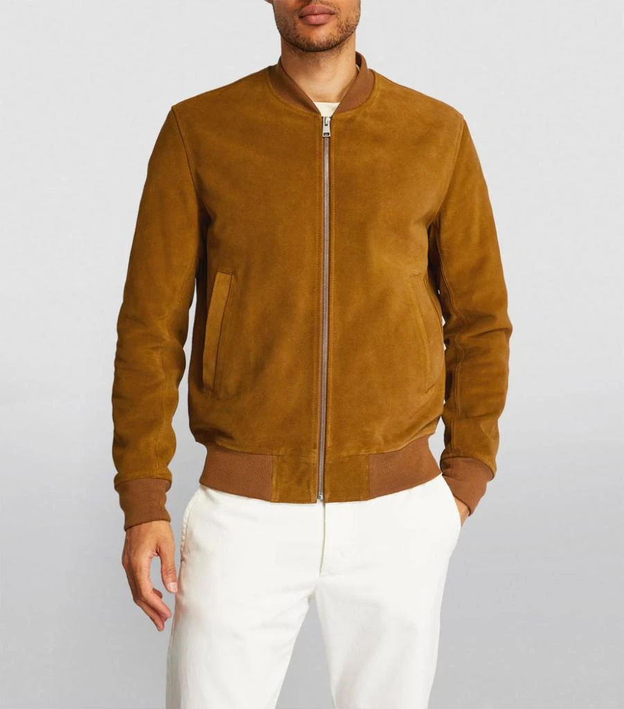 商品Sandro|Suede Monaco Bomber Jacket,价格¥8604,第3张图片详细描述