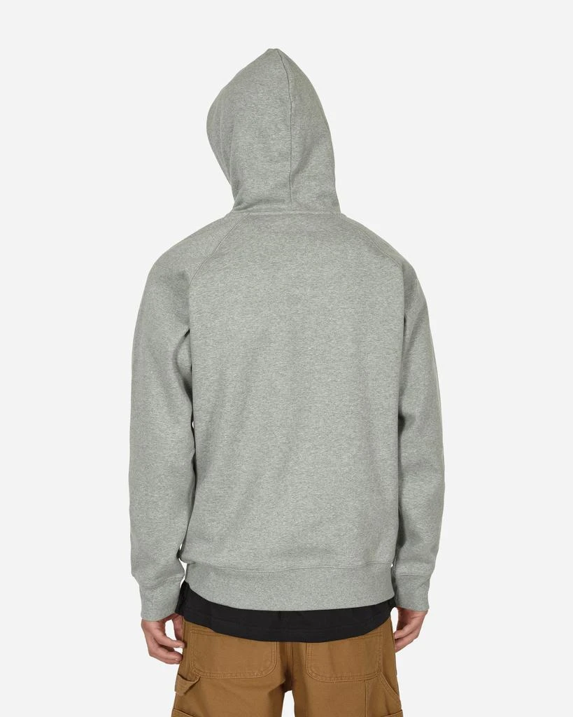 商品Carhartt WIP|Chase Hooded Sweatshirt Grey Heather,价格¥816,第3张图片详细描述