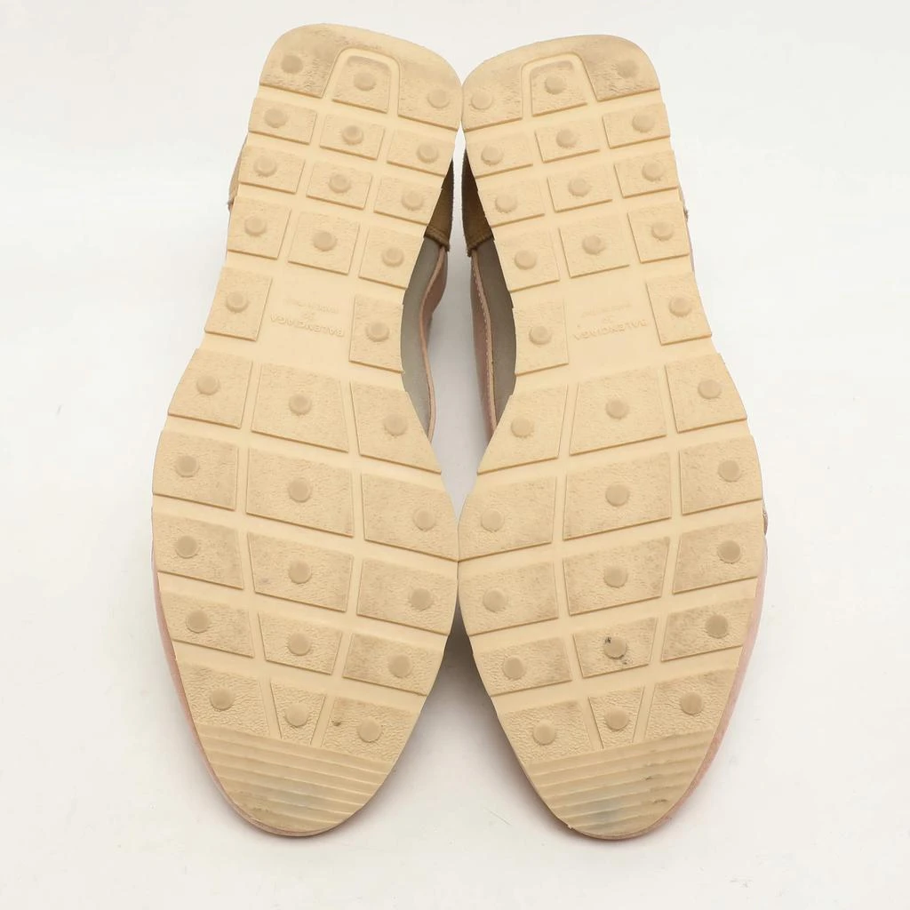 Balenciaga Pink/Beige Neoprene And Leather Race Runner Sneakers Size 39 商品