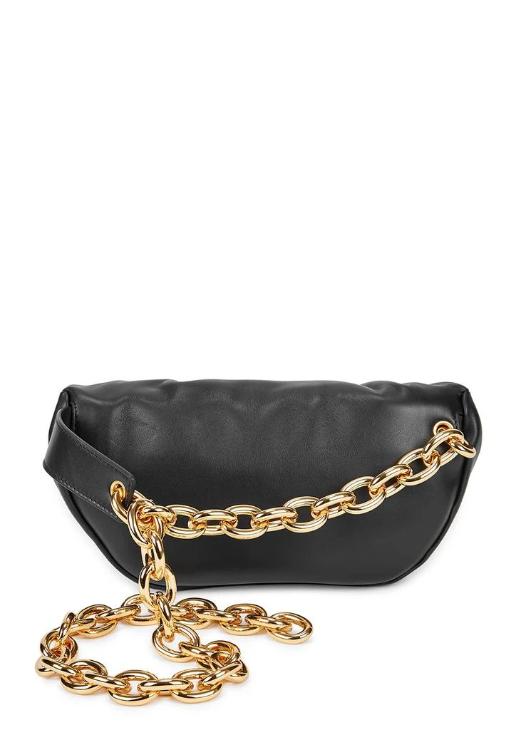 商品Bottega Veneta|The Chain Pouch black leather belt bag,价格¥16688,第2张图片详细描述