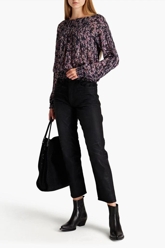 商品Rag & Bone|Maya cropped waxed high-rise slim-leg jeans,价格¥862,第4张图片详细描述