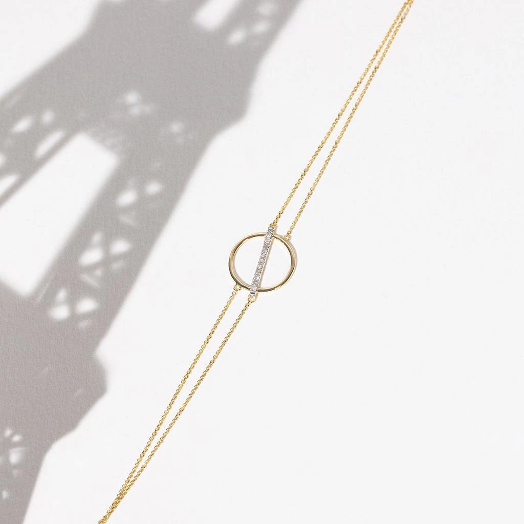 商品预计3周后发货 Diamond & Co|Bracelet "Ofaty" D 0,083/15 - Or Jaune 375/1000,价格¥1360,第1张图片