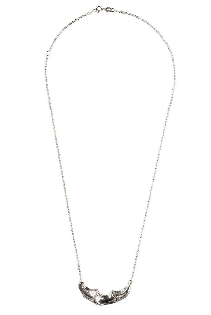 商品SEEKD|Moon statement necklace in eco sterling silver,价格¥2044,第1张图片