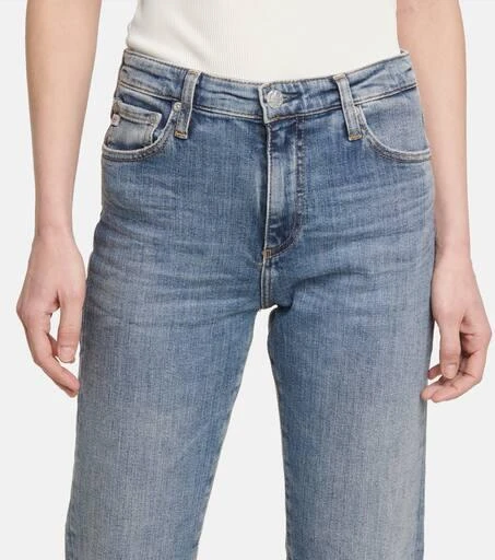 商品AG Jeans|Isabelle高腰直筒牛仔裤,价格¥1744,第4张图片详细描述