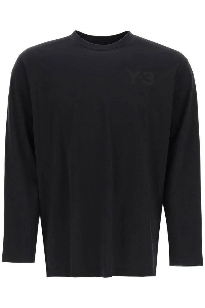 商品Y-3|LOGO LONG-SLEEVED COTTON T-SHIRT,价格¥422,第1张图片