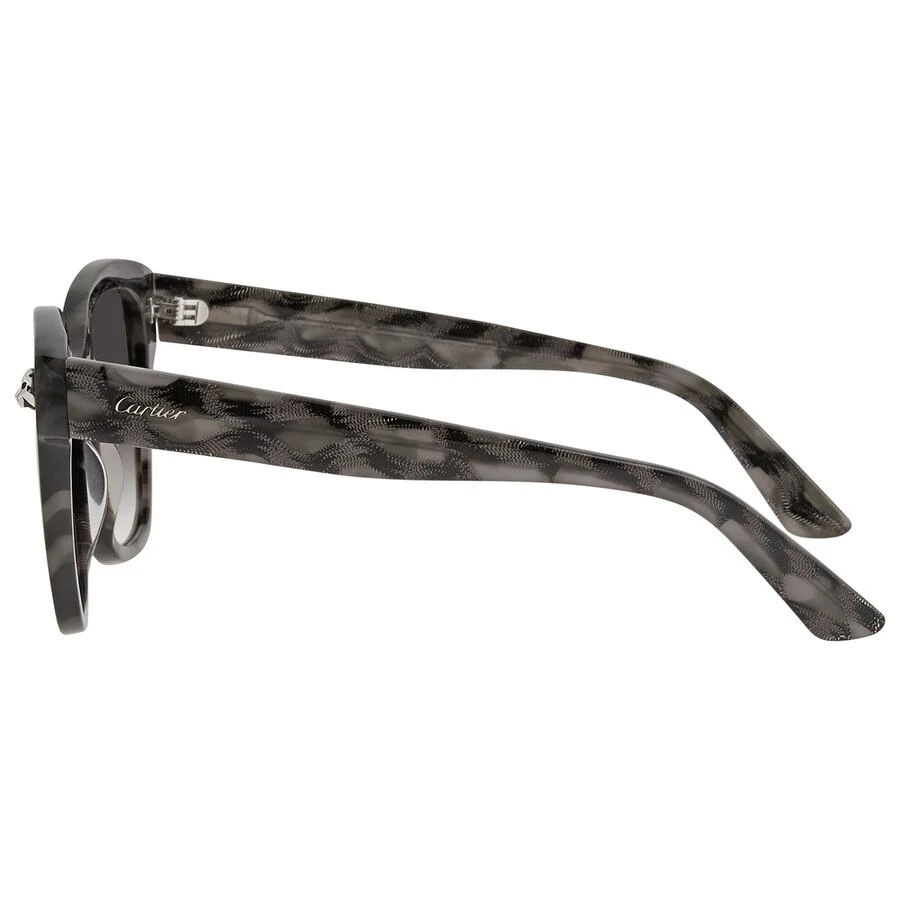 商品Cartier|Cartier Panthere de Cartier Grey Gradient Square Ladies Sunglasses CT0143S 004 51,价格¥3692,第3张图片详细描述