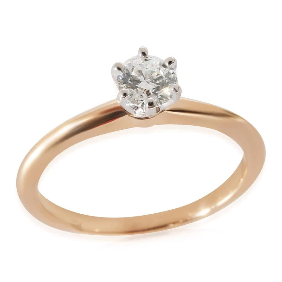 商品[二手商品] Tiffany & Co.|Pre-Owned Tiffany & Co. Diamond Engagement Ring in 18k Pink Gold/Platinum F IF 0.3 CTW,价格¥16338,第1张图片