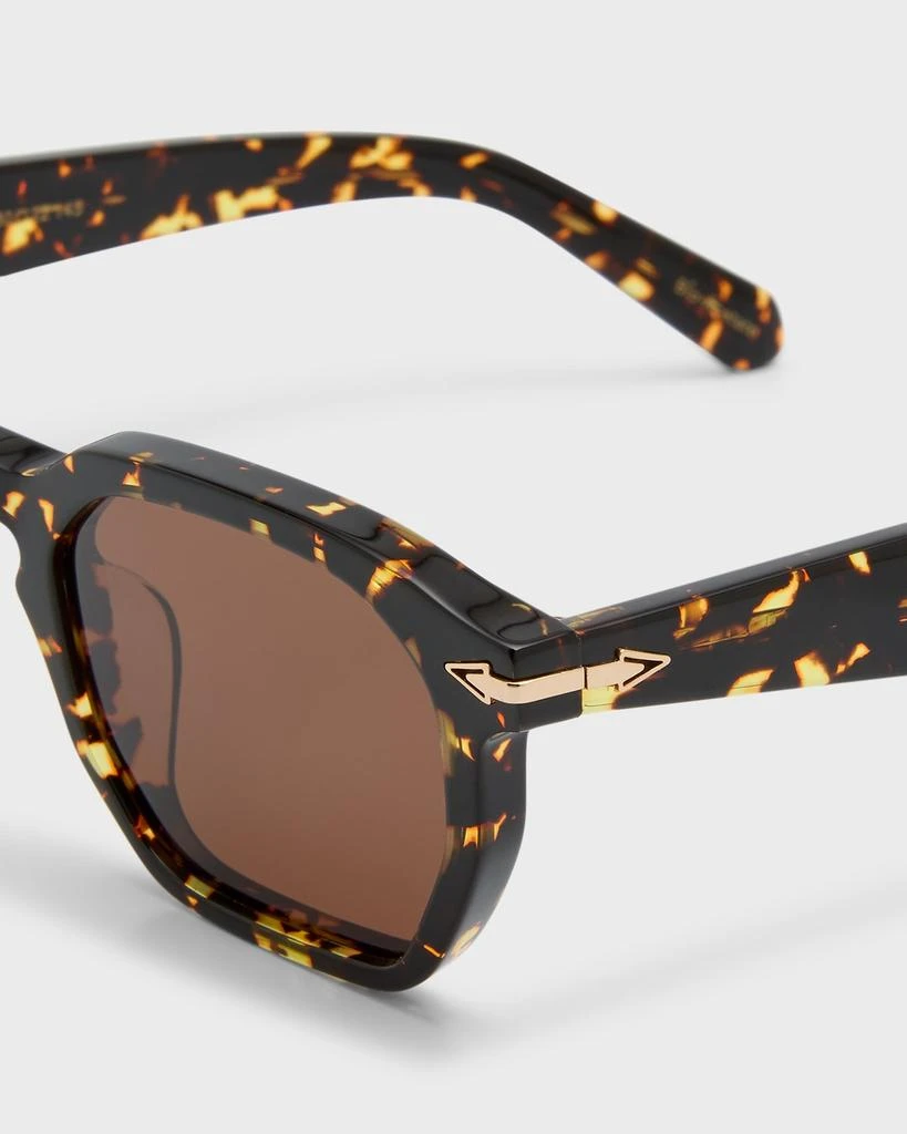 商品KAREN WALKER|Keyhole Acetate Square Sunglasses,价格¥1443,第4张图片详细描述