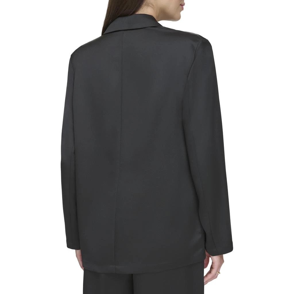 商品DKNY|Long Sleeve Two-Pocket Satin Blazer,价格¥797,第2张图片详细描述