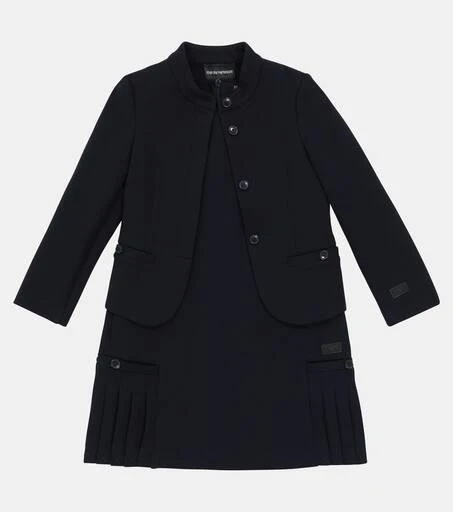 商品Emporio Armani|Double jersey cotton jacket,价格¥1037,第2张图片详细描述