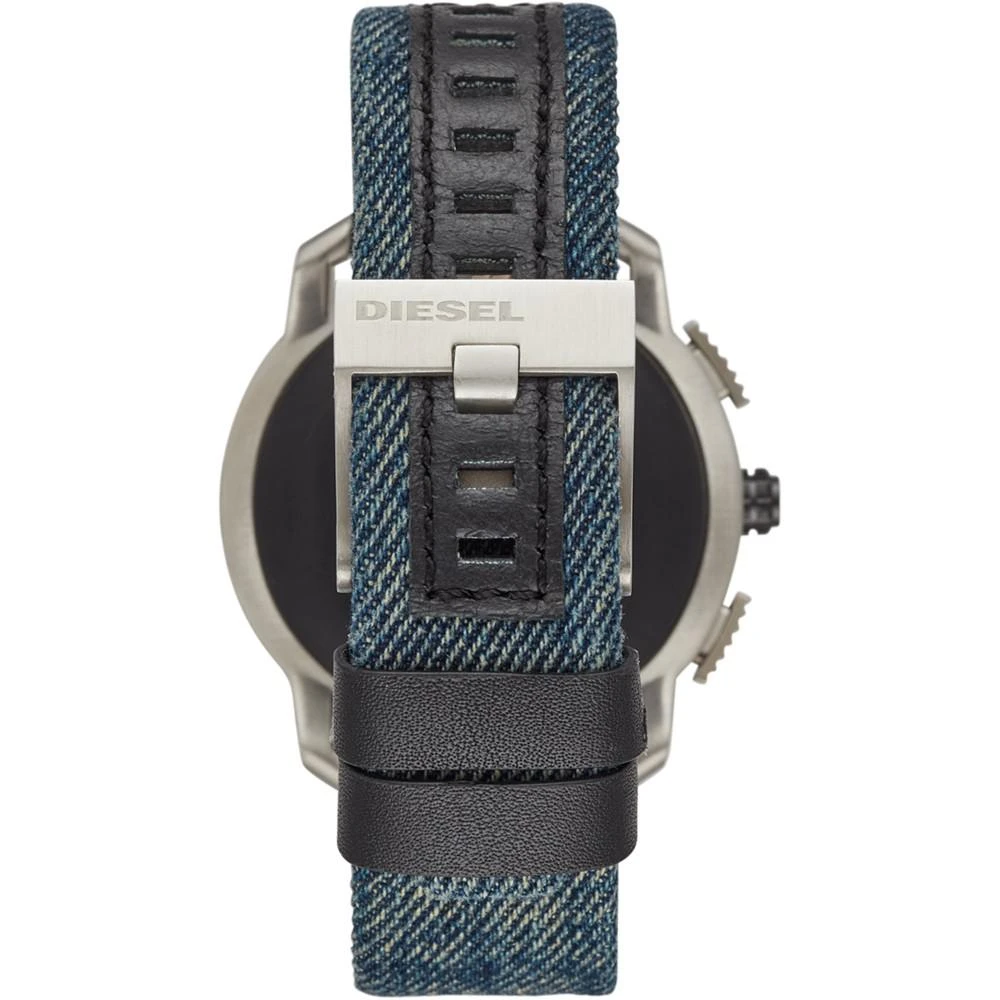 商品Diesel|Tech Men's Axial Denim Blue Fabric Strap Touchscreen Smart Watch 48mm, Powered by Wear OS by Google™,价格¥1954,第4张图片详细描述