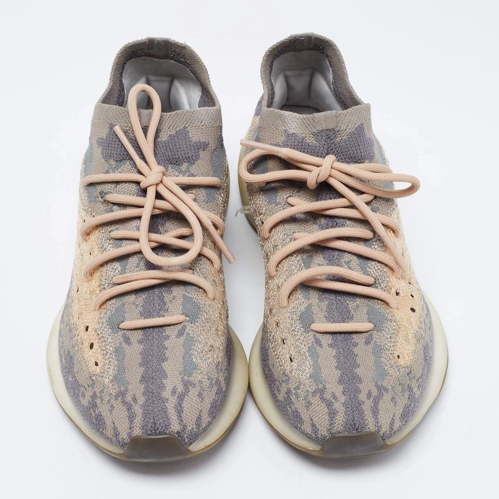 商品[二手商品] YEEZY|Yeezy x adidas Grey/Beige Knit Fabric Boost 380 Mist Low-Top Sneakers Size 43 1/3,价格¥1160,第3张图片详细描述