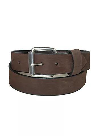商品Boston Leather|Men's Bark Leather Belt,价格¥272,第1张图片