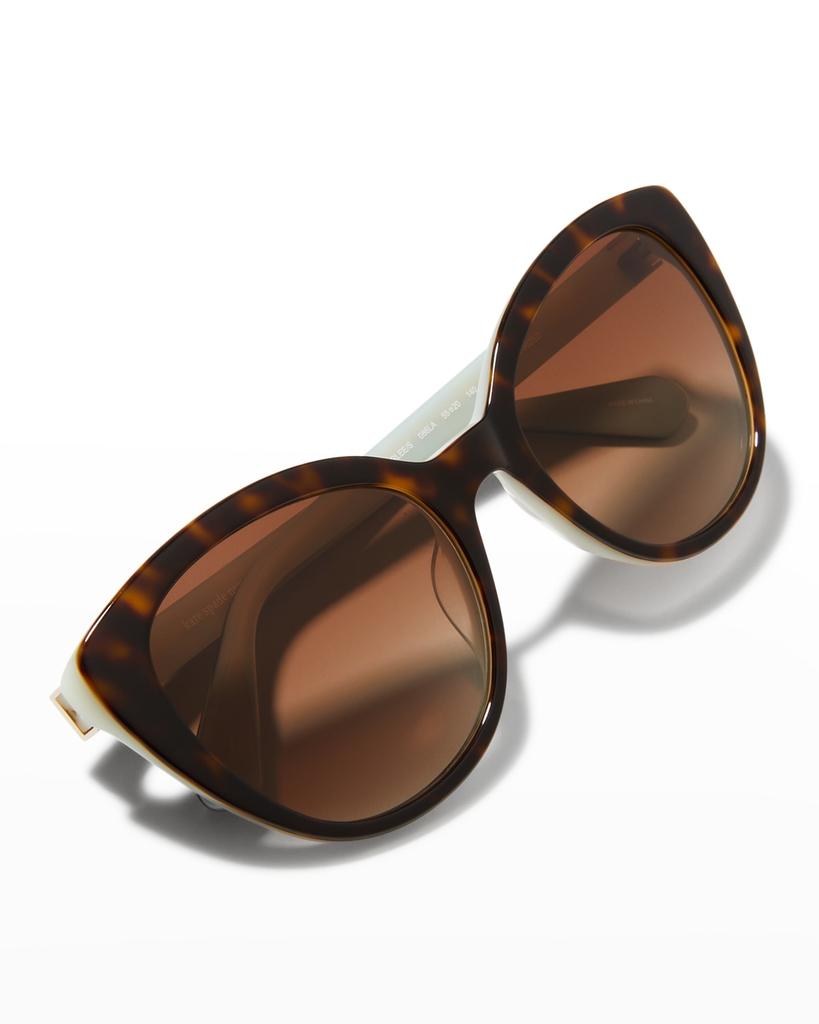 amberlees polarized acetate cat-eye sunglasses商品第5张图片规格展示