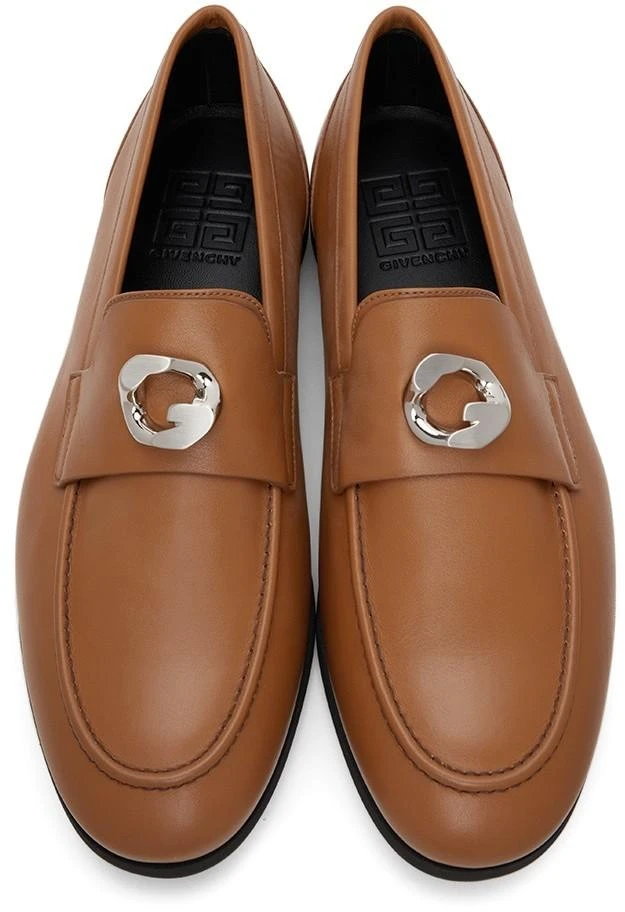 商品Givenchy|Tan G Chain Loafers,价格¥2384,第5张图片详细描述