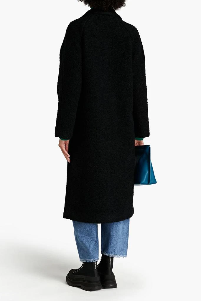商品Ganni|Double-breasted belted wool-blend bouclé coat,价格¥1270,第3张图片详细描述