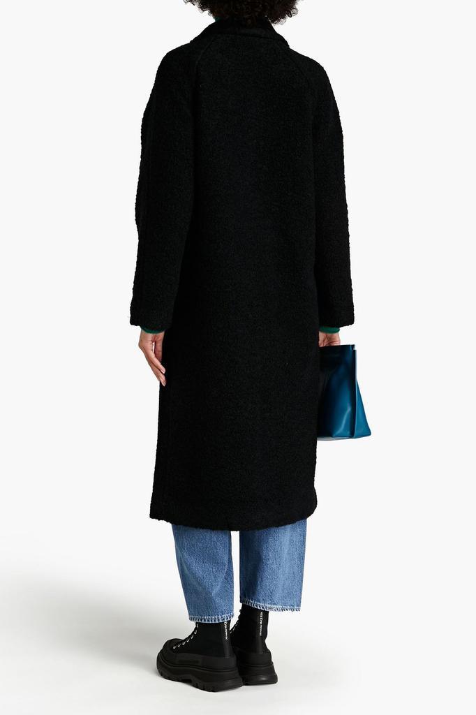 商品Ganni|Double-breasted belted wool-blend bouclé coat,价格¥1258,第5张图片详细描述
