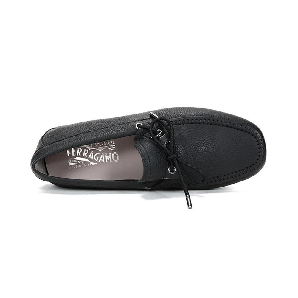 SALVATORE FERRAGAMO 男士黑色驾驶鞋 0735497 商品