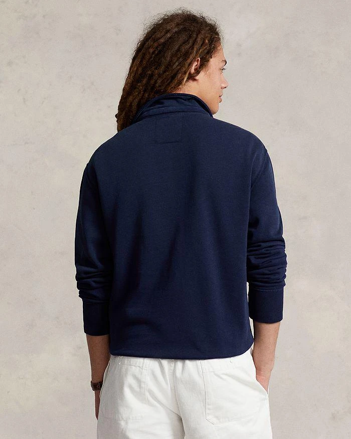 商品Ralph Lauren|Fleece Logo Patch Quarter Zip Sweatshirt,价格¥975,第3张图片详细描述