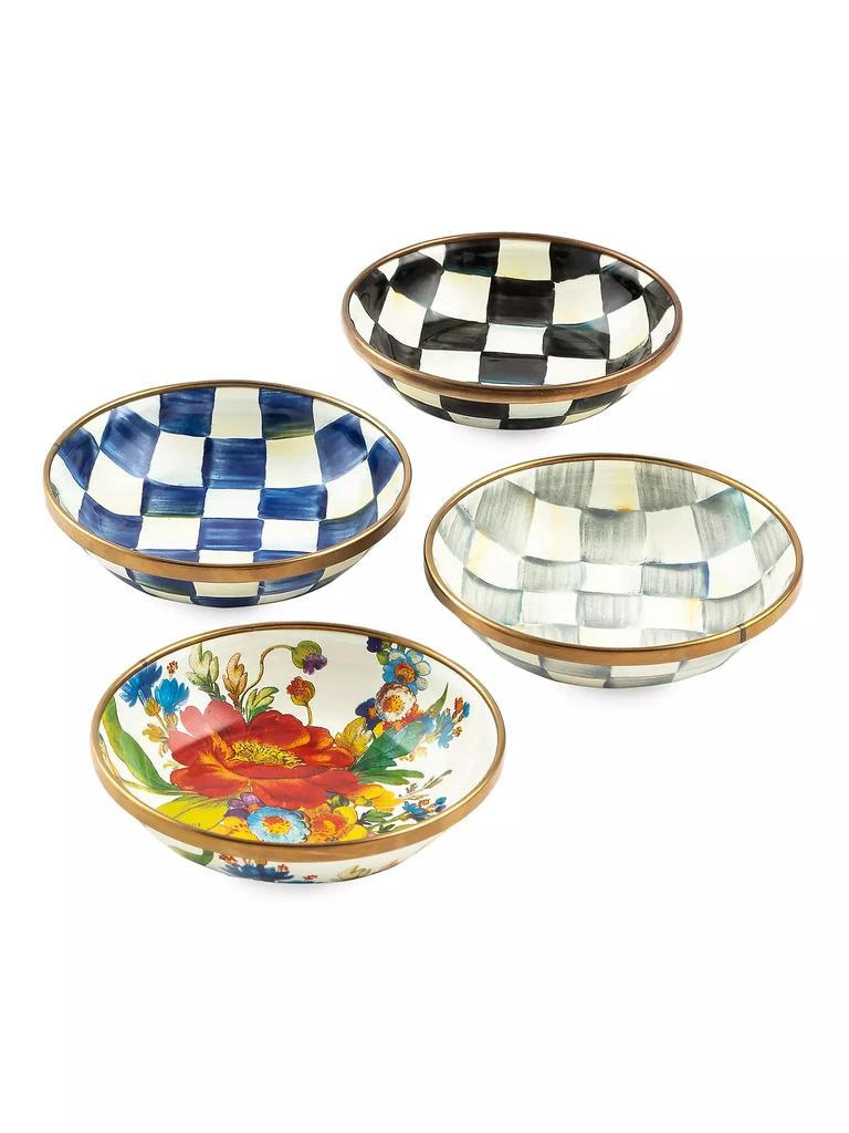 商品MacKenzie-Childs|Sterling Check Enamel Dipping Bowl,价格¥262,第2张图片详细描述